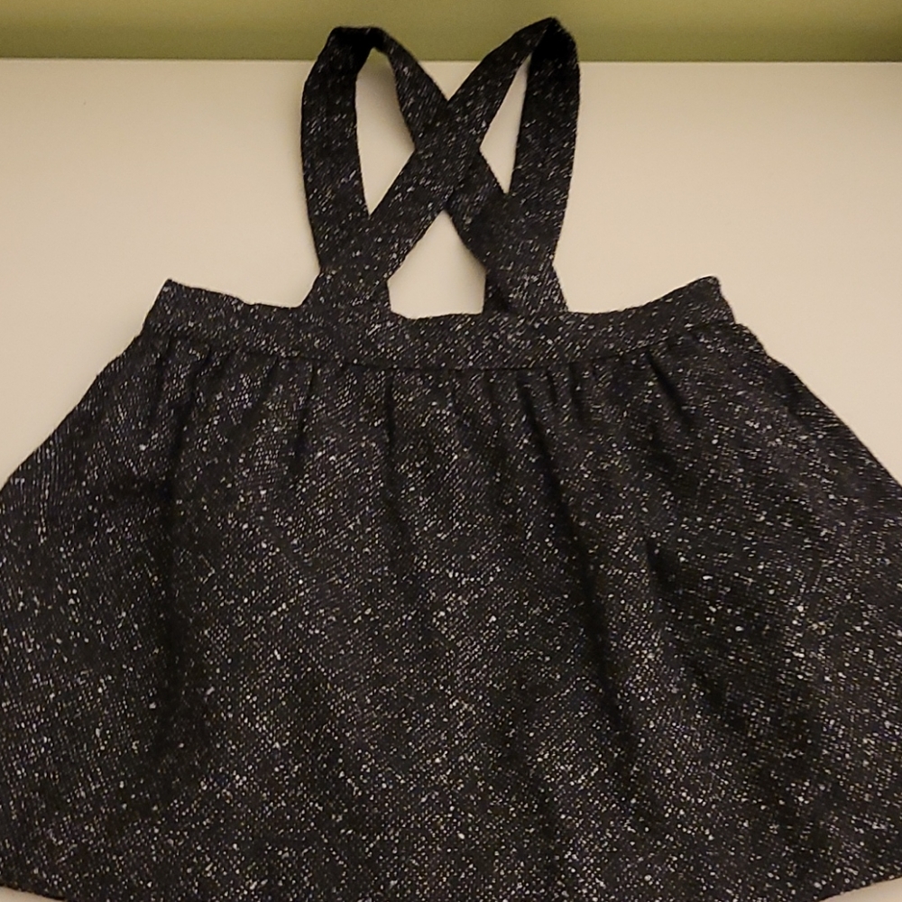 Skirt with suspenders